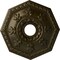 Ekena Millwork Nottingham Ceiling Medallion (Fits Canopies up to 4 5/8"), 18"OD x 3 1/2"ID x 1 1/2"P, Green Gold CM18NTGGS - alternate 1